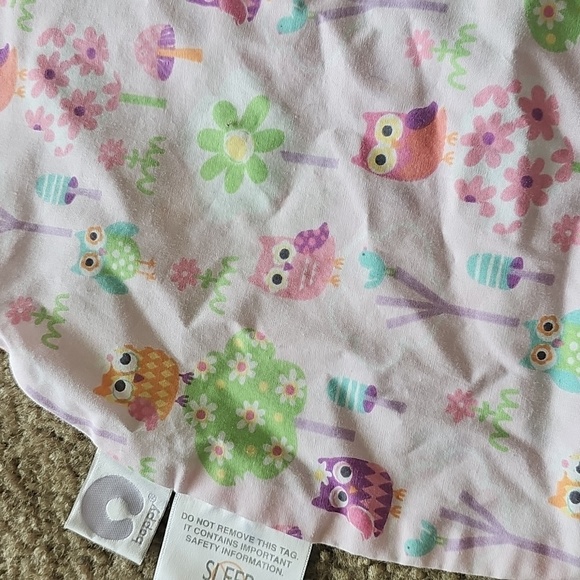 Bobby Owl baby pillow cover Pink - Picture 3 of 4